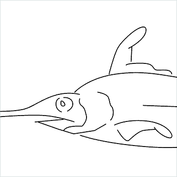 swordfish drawing